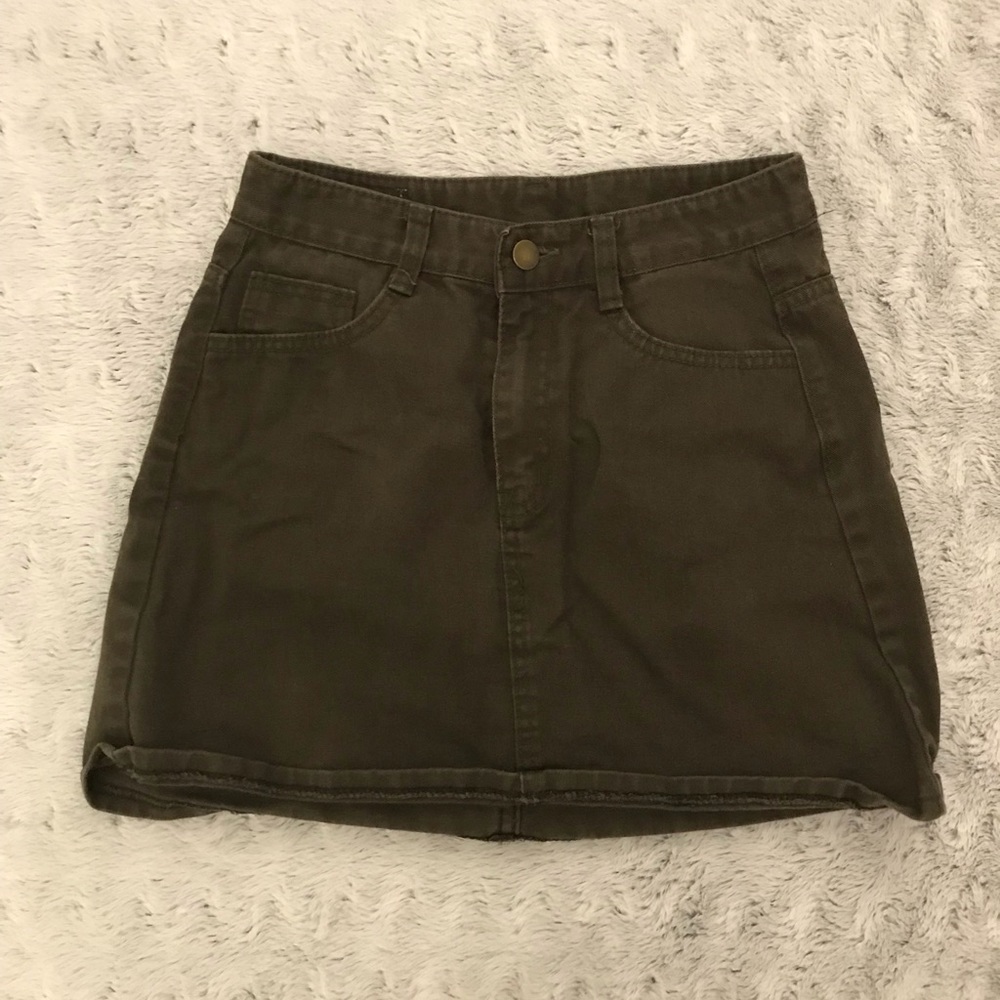 Vintage Denim Mini Skirt
